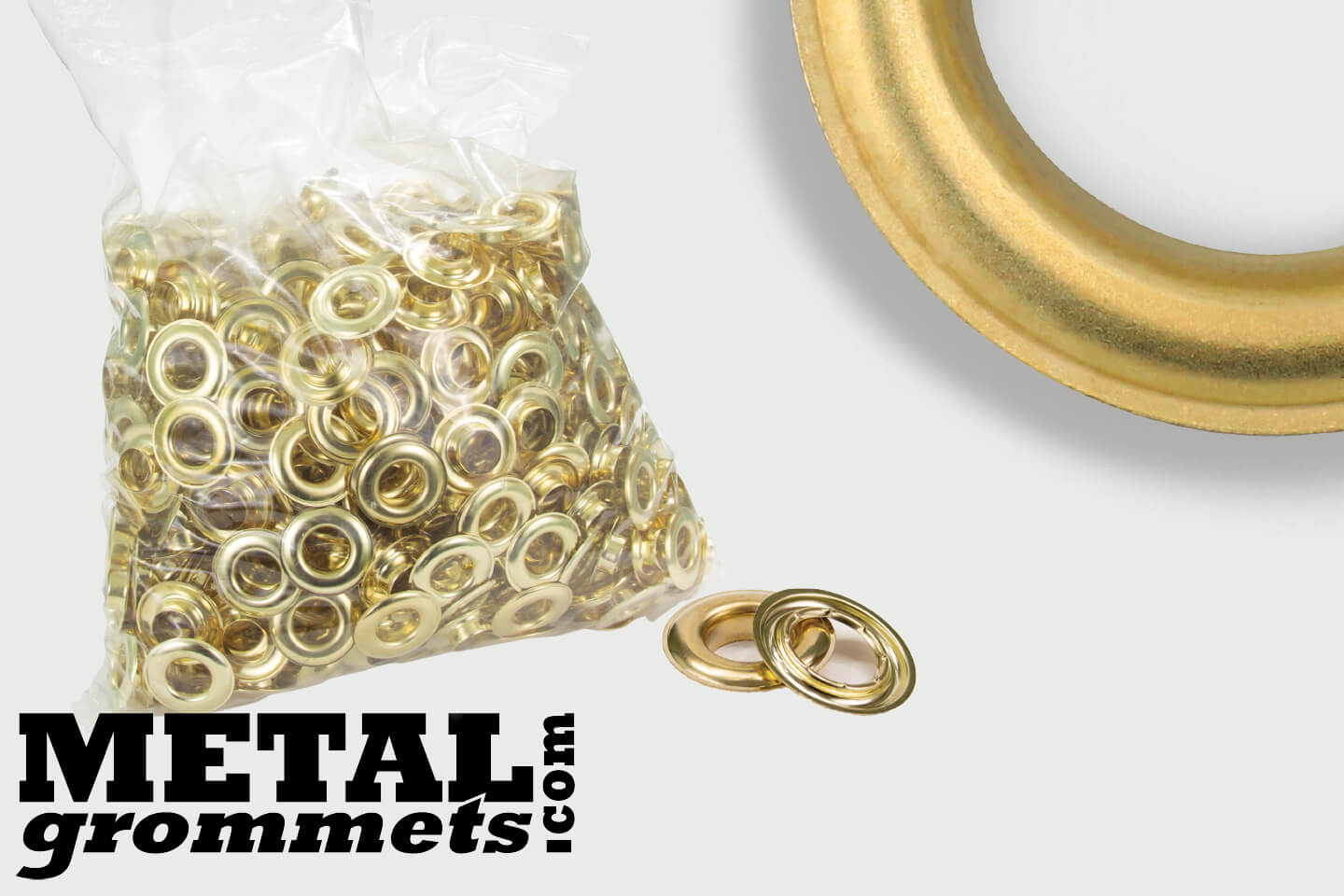 HERCHR 500 Sets Eyelets and Grommets,8mm Grommet Eyelets with Washers  Kit,Metal Eyelets Grommet Kit with Washers Round Multi Purpose Eyelet Kit  for