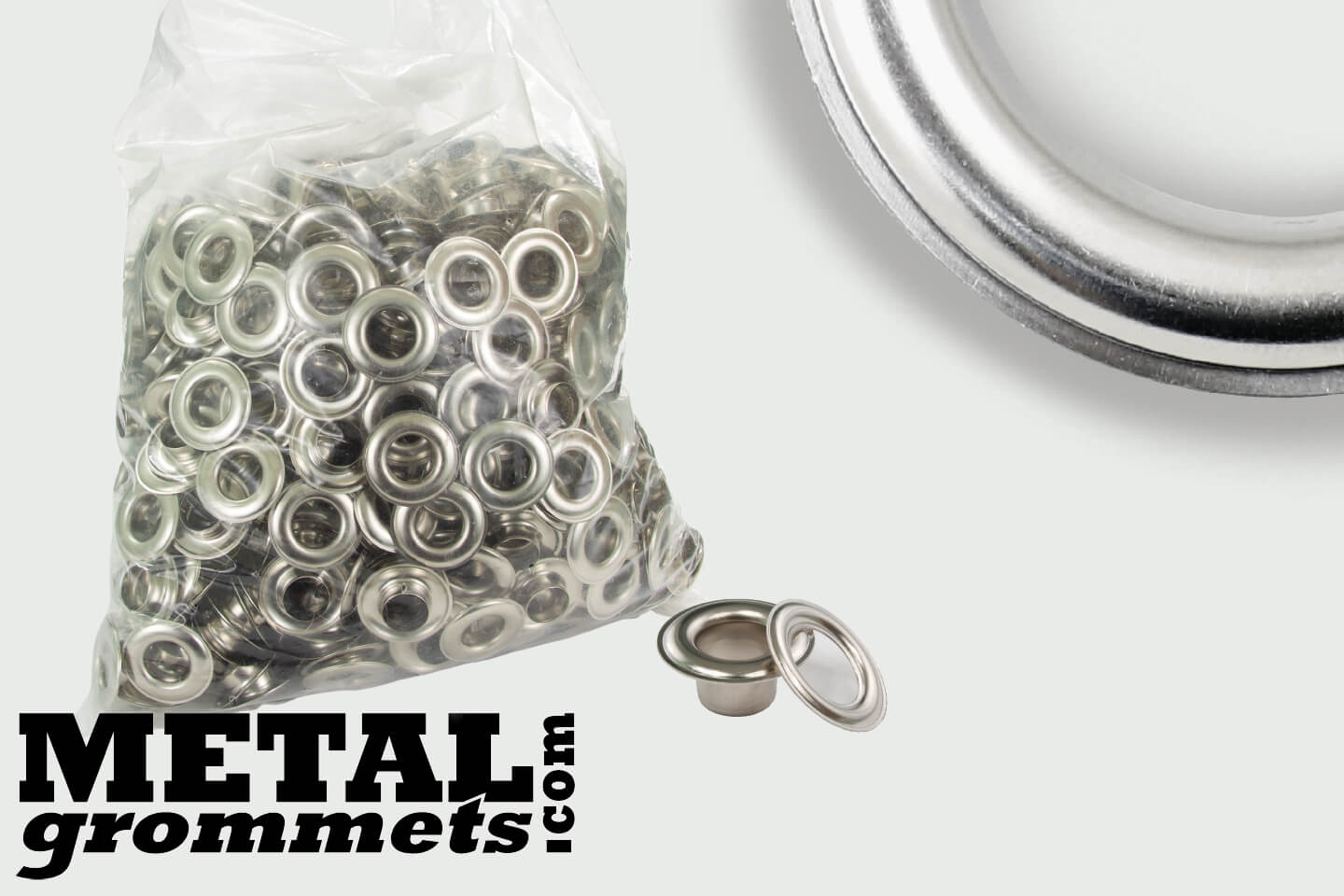 #3 Long-Neck (7/16 - Hole Size) Nickel Plated Grommets & Washers